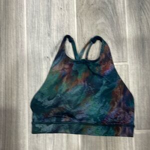 Lululemon sports bra navy- multi colors size 4